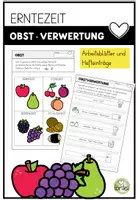 Vorschau - Arbeitsblätter - Obst - Obstsorten - Obstverwertung - Deckblatt