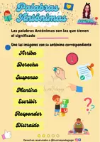 Vista previa - Unidades / Secuencias / Situaciones de Aprendizaje - Palabras antónimas - página 3