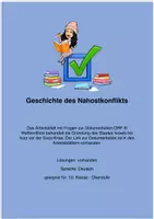 Vorschau - Arbeitsblätter - Arbeitsblatt zur Dokumentation - Gründung des Staates Israel - Deckblatt