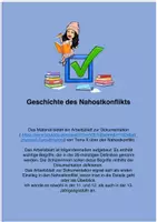 Vorschau - Arbeitsblätter - Nahost-Konflikt- Arbeitsblatt zur Dokumentation - Deckblatt
