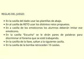 Vista previa - Juegos / Gamificación - Juego de la bomba (articulación fonemas) - página 1