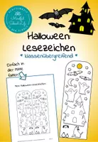 Vorschau - Arbeitsblätter - Halloween-Lesezeichen zum Ausmalen - Deckblatt