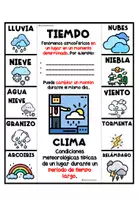 Vista previa - Hojas de trabajo - Weather and climate/ Tiempo y clima - página 3
