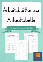 Vorschau - Arbeitsblätter - Arbeiten mit der Anlauttabelle Paket Schreibtabelle Hörhaus - Seite 2