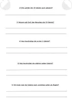 Vorschau - Arbeitsblätter - Über die 10 Gebote: Wo, Was, Weshalb, Warum? - Seite 3