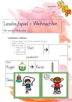 Vorschau - Spiele - Materialpaket - Leselaufspiele - Deckblatt