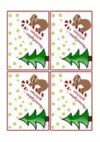 Vorschau - Anderer Materialtyp - Hausaufgabengutscheine Faultier Weihnachten Faultierklasse - Seite 3