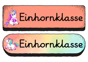 Vorschau - Bildkarten - Buttons - Einhorn für die Einhornklasse - Seite 3