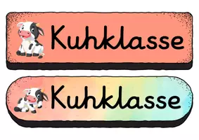 Vorschau - Bildkarten - Buttons - Kuh für die Kuhklasse - Seite 3