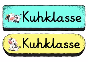 Vorschau - Bildkarten - Buttons - Kuh für die Kuhklasse - Seite 2