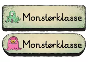 Vorschau - Bildkarten - Buttons - Monster für die Monsterklasse - Seite 1