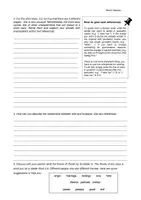 Vorschau - Arbeitsblätter - Bundle Short Stories - Lamb to the Slaughter, The Sniper, The Pedestrian, The Tell-tale Heart, Death by Scrabble - Seite 2