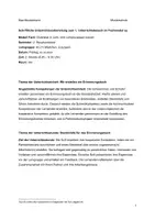 Vorschau - Stundenentwürfe - 14 Punkte Unterrichtsvorbereitung Deutsch Steckbriefe - Deckblatt