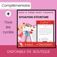 Aperçu - Jeux - Compréhension de Lecture SAINT VALENTIN Texte à Imprimer - Page 3