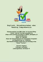 Vorschau - Arbeitsblätter - Hörsehverstehen Englisch -Mass Tourism in Venice - Deckblatt