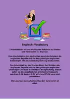 Vorschau - Arbeitsblätter - Crime and Punishment - Vocabulary Worksheets - Deckblatt