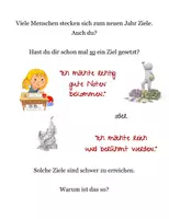 Vorschau - Unterrichtsreihen - Ein neues Jahr: Ich setze mir smarte Ziele für 2024! - Seite 1
