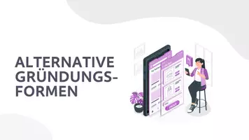 Vorschau - Arbeitsblätter - Alternative Gründungsformen - Komplett vorbereitete Stunde - Seite 1