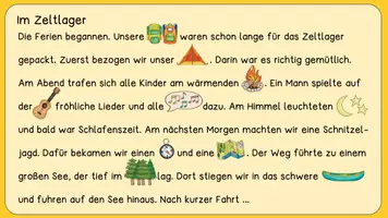 Vorschau - Arbeitsblätter - Lesesprint - Seite 1