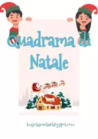anteprima - Materiale per pittura e bricolage - Quadrama di Natale: Babbo Natale - Pagina di copertina
