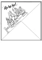 anteprima - Materiale per pittura e bricolage - Quadrama di Natale: Babbo Natale - Pagina 1