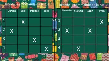 Aperçu - Apprentissages en autonomie - jeu cheminées 3d tableau à double entrée noel / saint nicolas - Page 3
