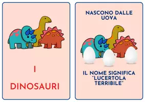 anteprima - Materiale di supporto/inclusione - I DINOSAURI - supporto didattico - Pagina di copertina