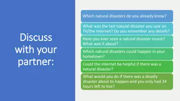 Vorschau - Spiele - Natural Disasters: Vocabulary, Speaking and Role Play (PowerPoint) - Seite 2