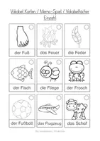 Vorschau - Arbeitsblätter - Arbeitsblätter zum Buchstaben F in Druckschrift - Seite 1
