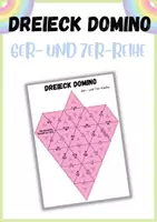 Vorschau - Spiele - Dreieck Domino - Spiel zum Einmaleins - 6er- und 7er-Reihen - Seite 2