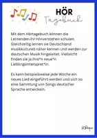 Vorschau - Arbeitsblätter - Hörtagebuch DaZ - Seite 2