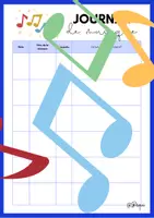 Vorschau - Arbeitsblätter - Journal de musique - Hörtagebuch - Deckblatt