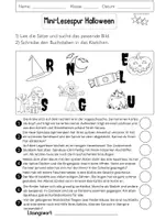 Vorschau - Spiele - Lesespur Halloween 1 Deutsch differenziert + Lösung - Seite 3