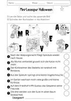 Vorschau - Spiele - Materialpaket Lesespuren Halloween 1-3 - Leseförderung - Seite 2
