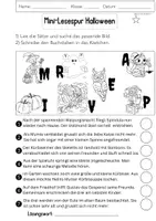 Vorschau - Spiele - Materialpaket Lesespuren Halloween 1-3 - Leseförderung - Seite 3
