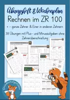 Vorschau - Unterrichtsreihen - Addition und Subtraktion von ganzen Zehnern + in anderen Zehnern ohne Übergang - Deckblatt