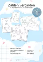 Vorschau - Arbeitsblätter - Zahlen verbinden - Punktebilder Weihnachten - Deckblatt