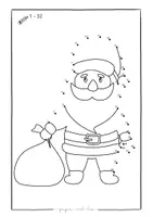 Vorschau - Mal- und Bastelvorlagen - Zahlen verbinden 2 - Punktebilder Weihnachten - Seite 2