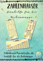 Vorschau - Merkblätter - Zahlenhäuser Lernhilfe, -stütze für die Rechenmappe - Deckblatt