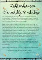 Vorschau - Merkblätter - Zahlenhäuser Lernhilfe, -stütze für die Rechenmappe - Seite 1