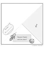 Vorschau - Mal- und Bastelvorlagen - Quadrama zum Thema space für Englisch in der Grundschule - Seite 3