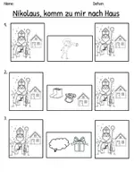Vorschau - Arbeitsblätter - Liederarbeitung: Nikolaus, komm zu mir nach Haus (Arbeitsblätter + Tafelmaterial) - Seite 2