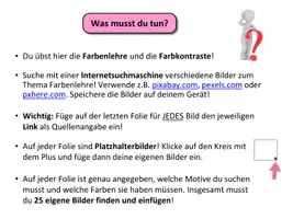 Vorschau - Stundenentwürfe - KUNST: Bilder zur Farbenlehre finden (PP-Version) - Seite 2