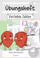 Vorschau - Arbeitsblätter - Übungsheft Verliebte Zahlen | Partnerzahlen - Deckblatt