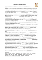 Vorschau - Text - Lückentext: Regeln im Handball (mit Lösung) - Deckblatt