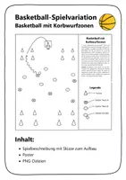 Vorschau - Spiele - Basketball. Spielvariation. Basketball mit Korbwurfzonen - Deckblatt