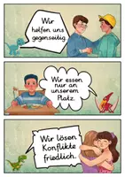 Vorschau - Poster - 20 Klassenregeln - Dinosaurier für die Dinosaurierklasse (Grundschule) - Seite 3