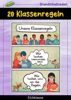 Vorschau - Poster - 20 Klassenregeln - Elch für die Elchklasse (Grundschule) - Deckblatt