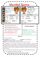 Aperçu - Jeux - Wanted Game 2 - Page de couverture