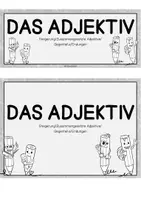 Vorschau - Aufgabenkarten - Adjektive (Eigenschaftswörter) - Kartei - Seite 3